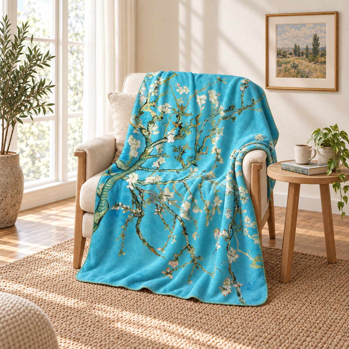 Almond Blossoms – Van Gogh Polar TV Battaniyesi