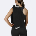 Best Therapy Yazılı Siyah Mikrofiber Spor Havlusu
