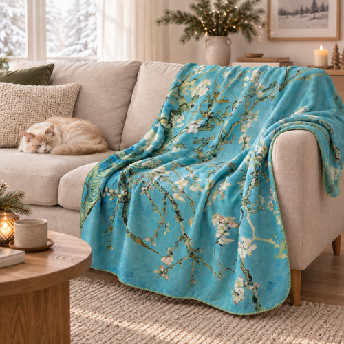 Almond Blossoms – Van Gogh Polar TV Battaniyesi