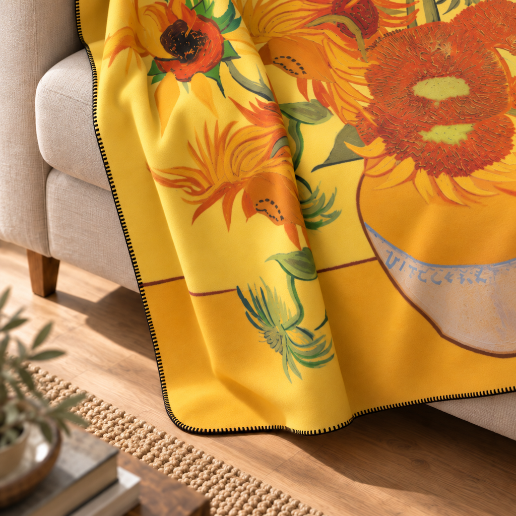 Sunflowers – Van Gogh Ayçiçekleri Polar TV Battaniyesi