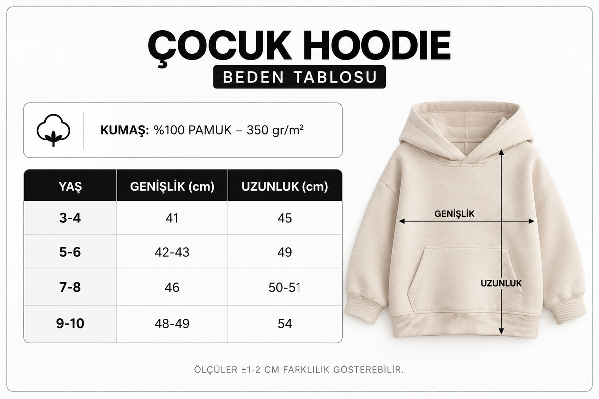 Basic Çocuk Hoodie