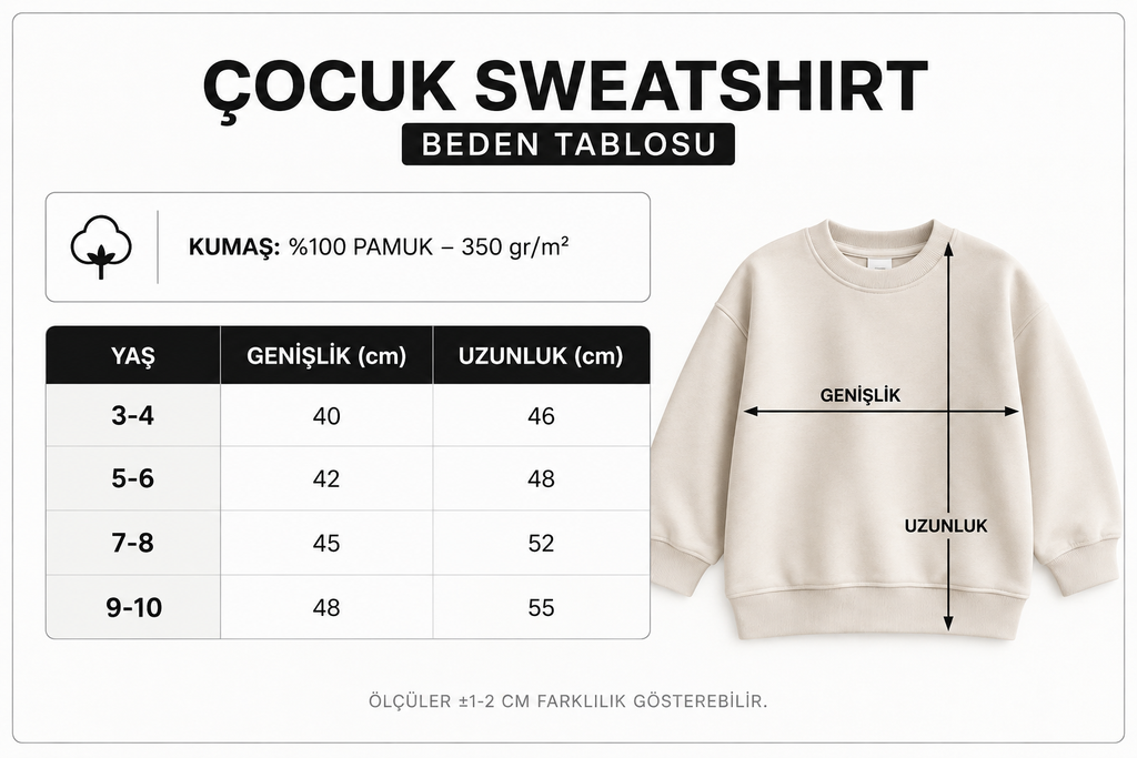 Basic Çocuk Sweatshirt