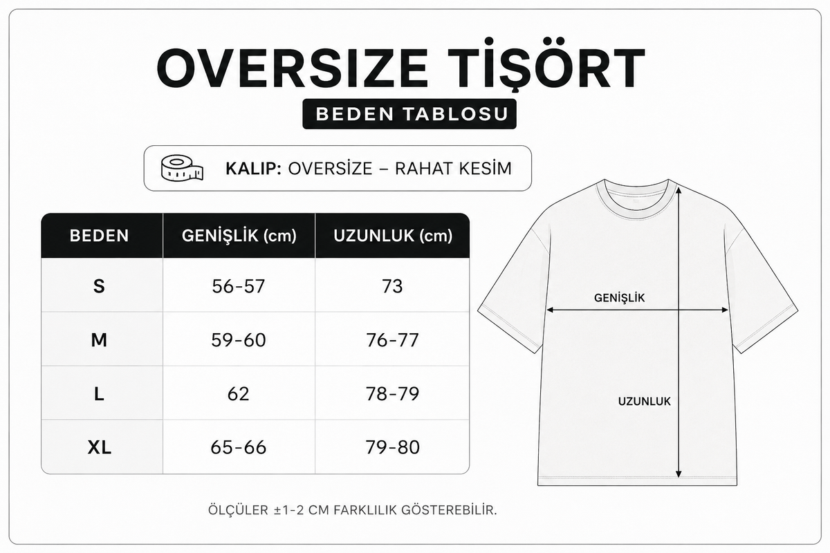 ROVEL Oversize T-Sirt
